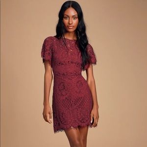 Short Lace Dress Lulus
